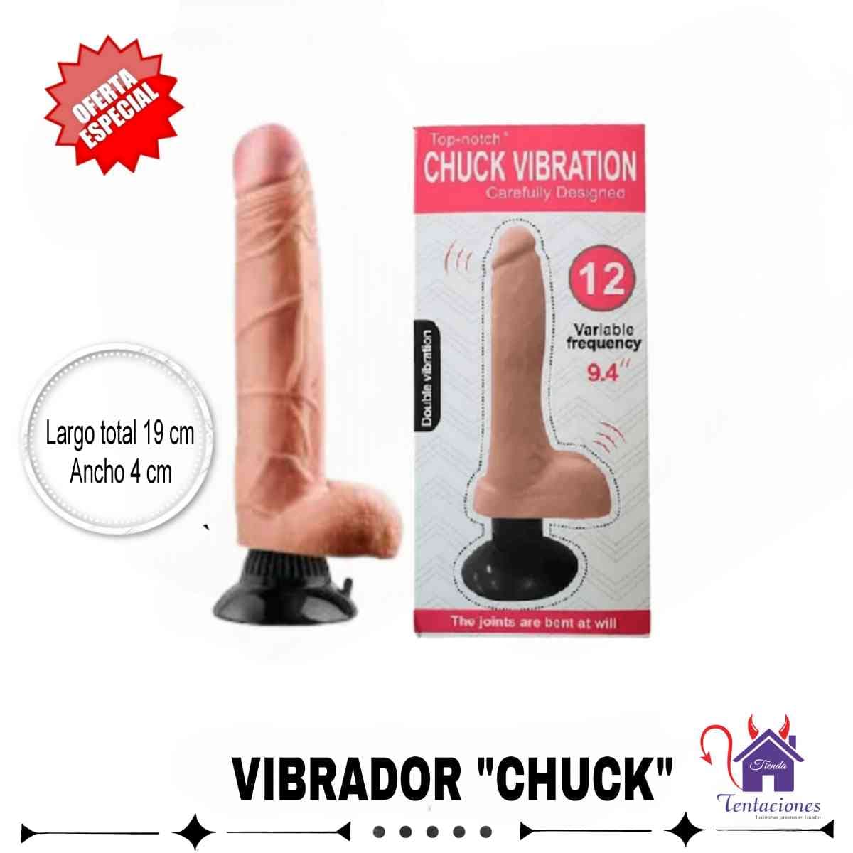 Vibrador Chuck-Tienda Tentaciones-Sex Shop Ecuador