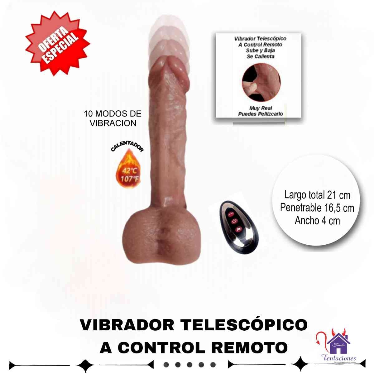 Vibrador Telescopico- Tienda Tentaciones- Sex Shop Ecuador