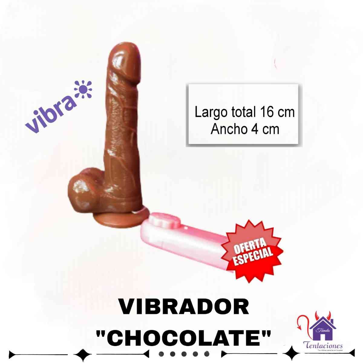 Vibrador chocolate-Tienda Tentaciones- Sex Shop Ecuador