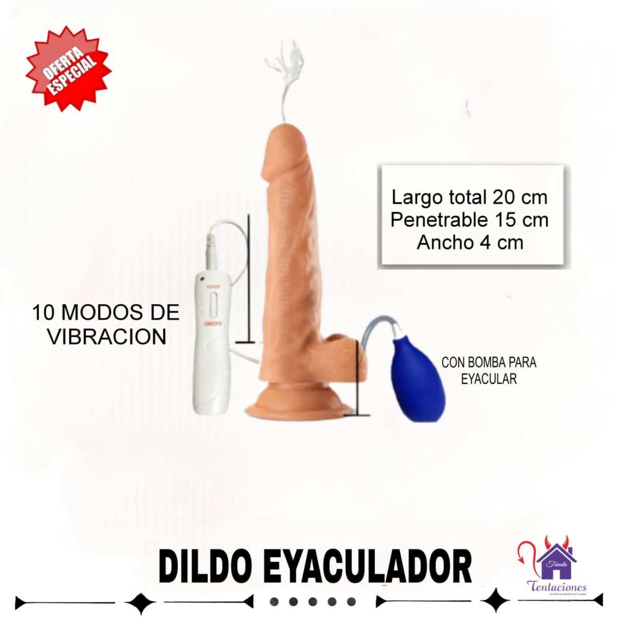 Vibrador Eyaculador-Tienda Tentaciones-Sex Shop Ecuador