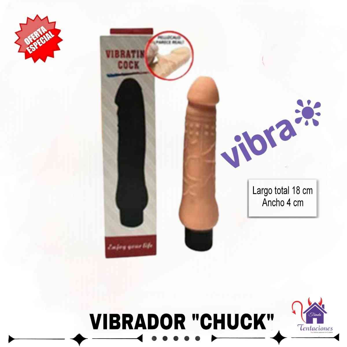 Vibrador Chuck-Tienda Tentaciones -Sex Shop Ecuador