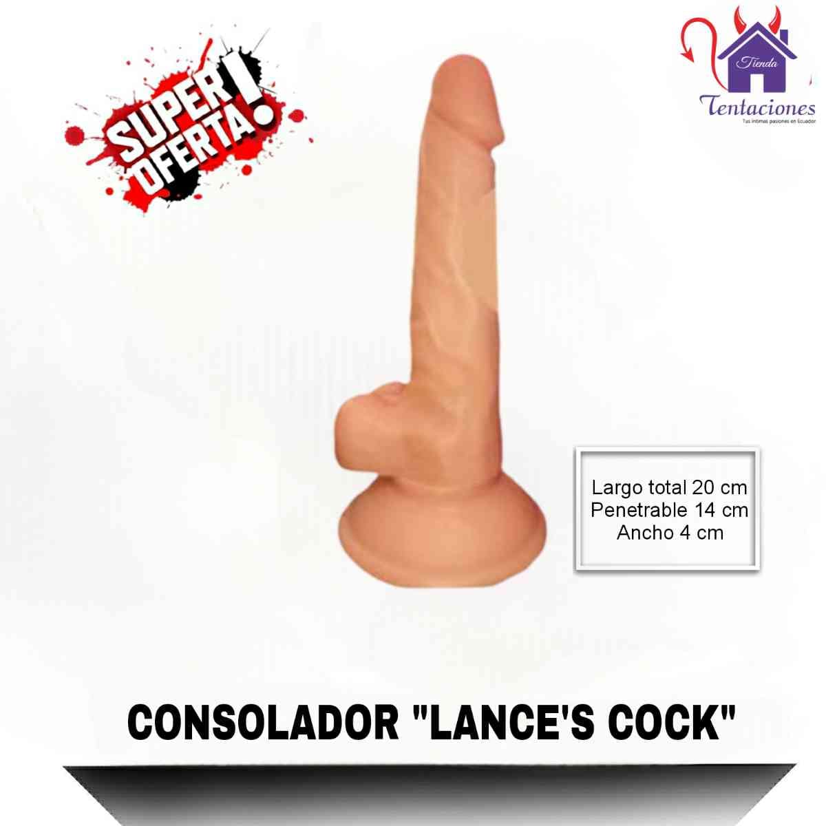 Consolador Lancer Cock. Tienda Tentaciones- Sex Shop Ecuador