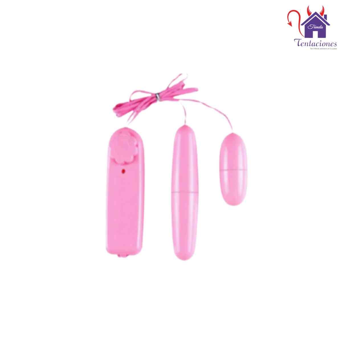 Bala Vibradora doble estimulacion-Tienda tentaciones- Sex Shop Ecuador