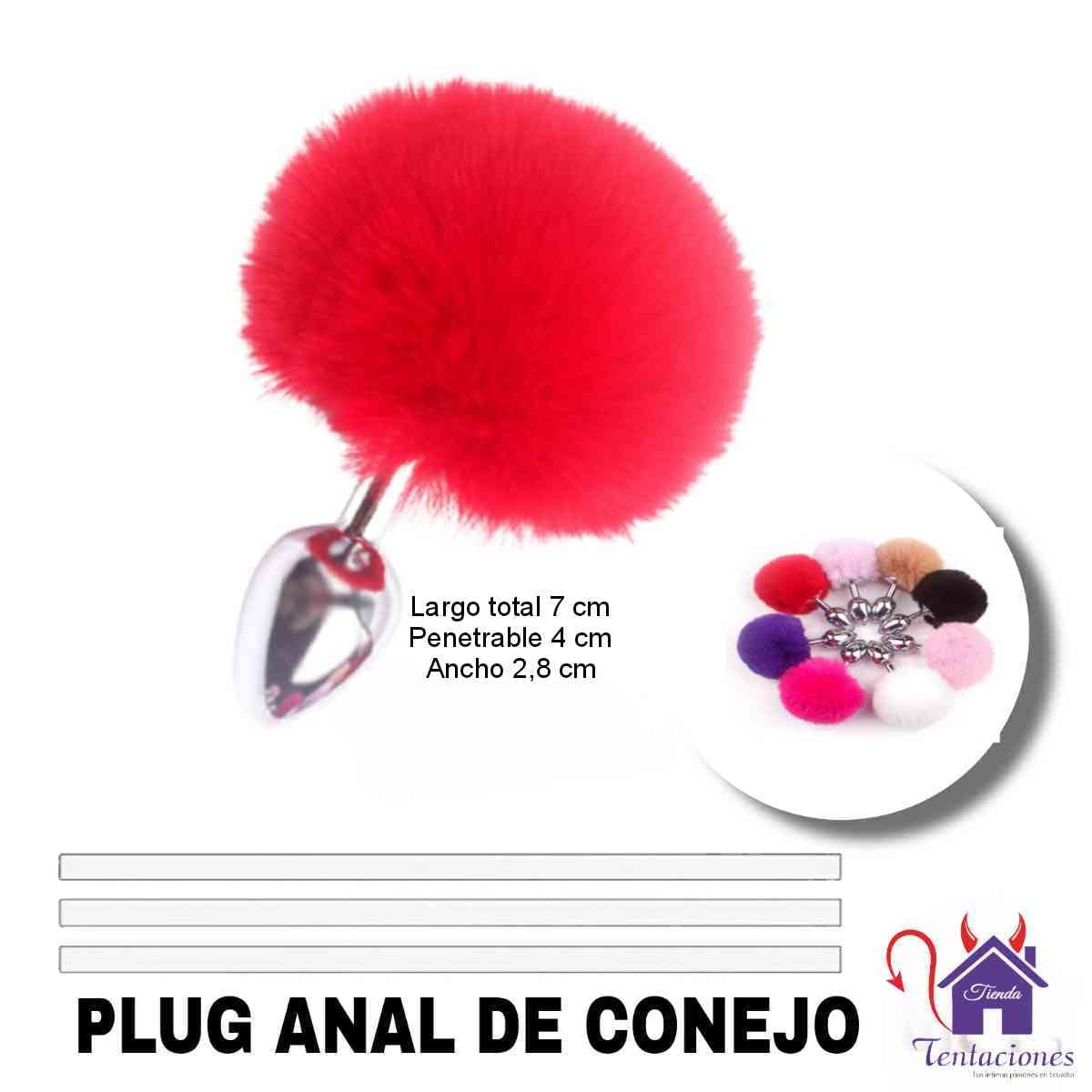 Plug Anal Conejo-Tienda Tentaciones-Sex Shop Ecuador