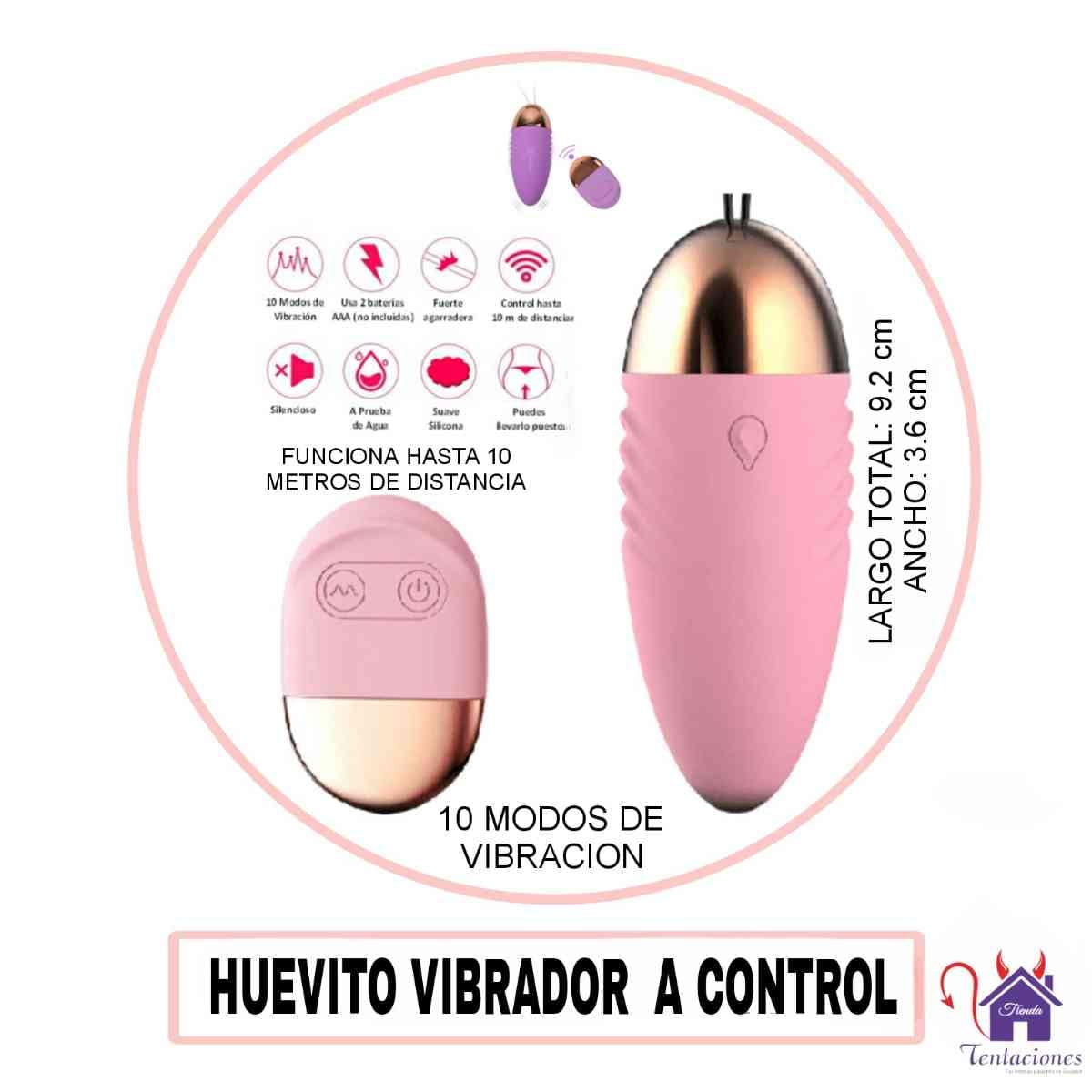 Huevito Vibrador a Control Remoto-Tienda Tentaciones-Sex Shop Ecuador
