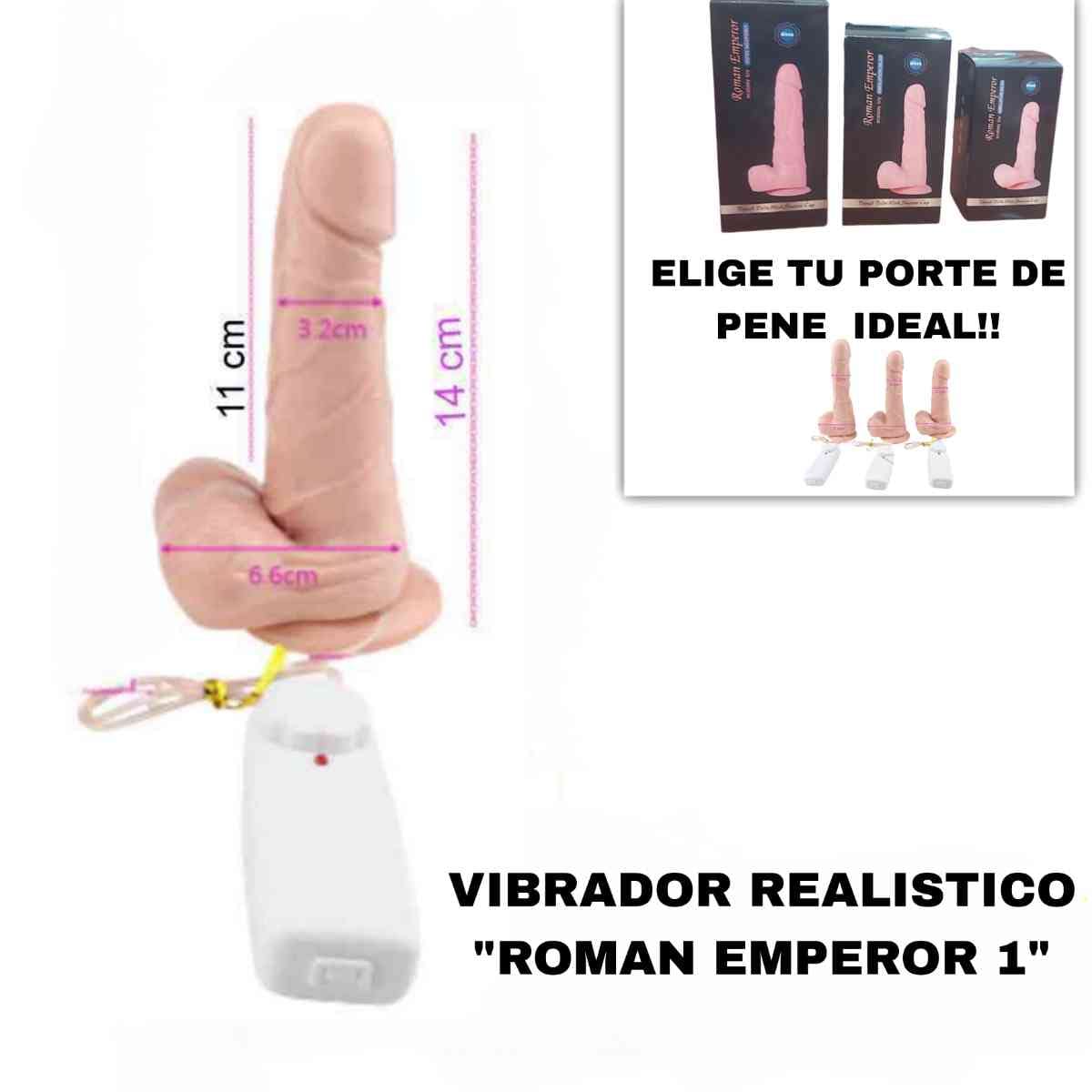 Vibrador Roman Emperor 1-Tienda Tentaciones-Sex Shop Ecuador