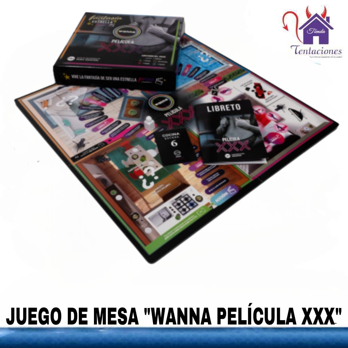 Juego de mesa Wanna Pelicula XXX-Tienda Tentaciones-Sex Shop Ecuador