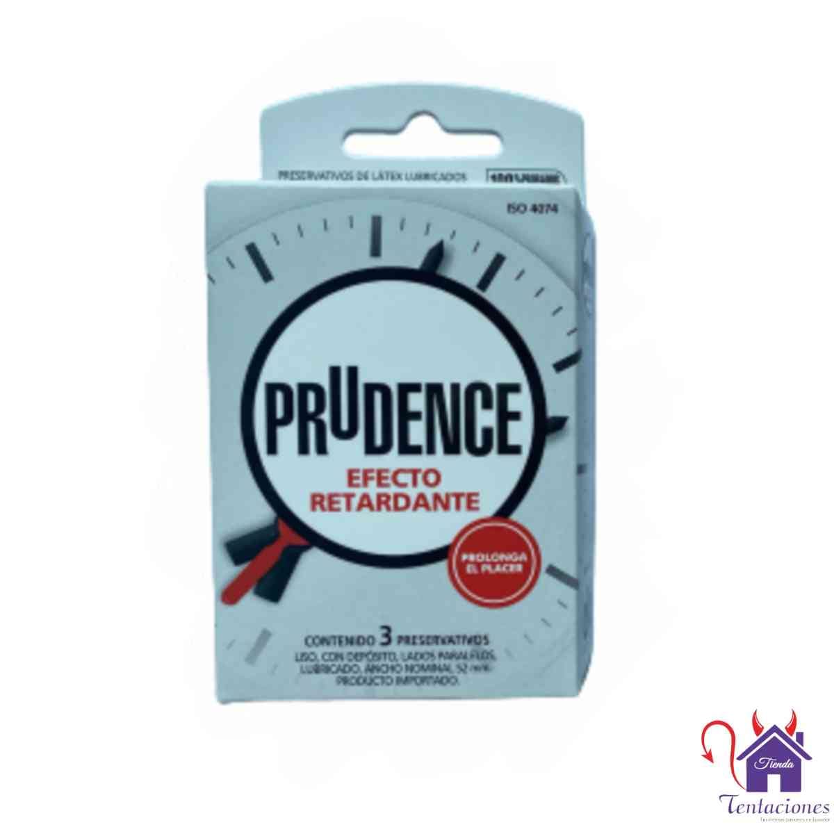 Condones Prudence Efecto Retardante-Tienda Tentaciones-Sex Shop Ecuador