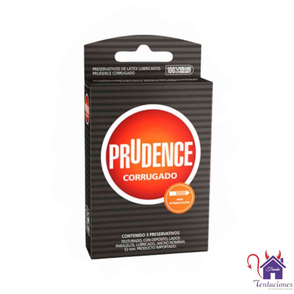 Condones Prudence Corrugado- Tienda Tentaciones-Sex Shop