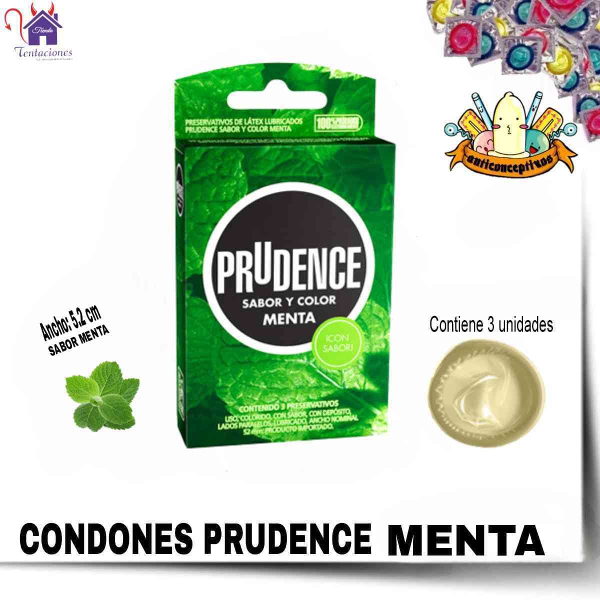 Condones Prudence Menta-Tienda Tentaciones-Sex Shop Ecuador