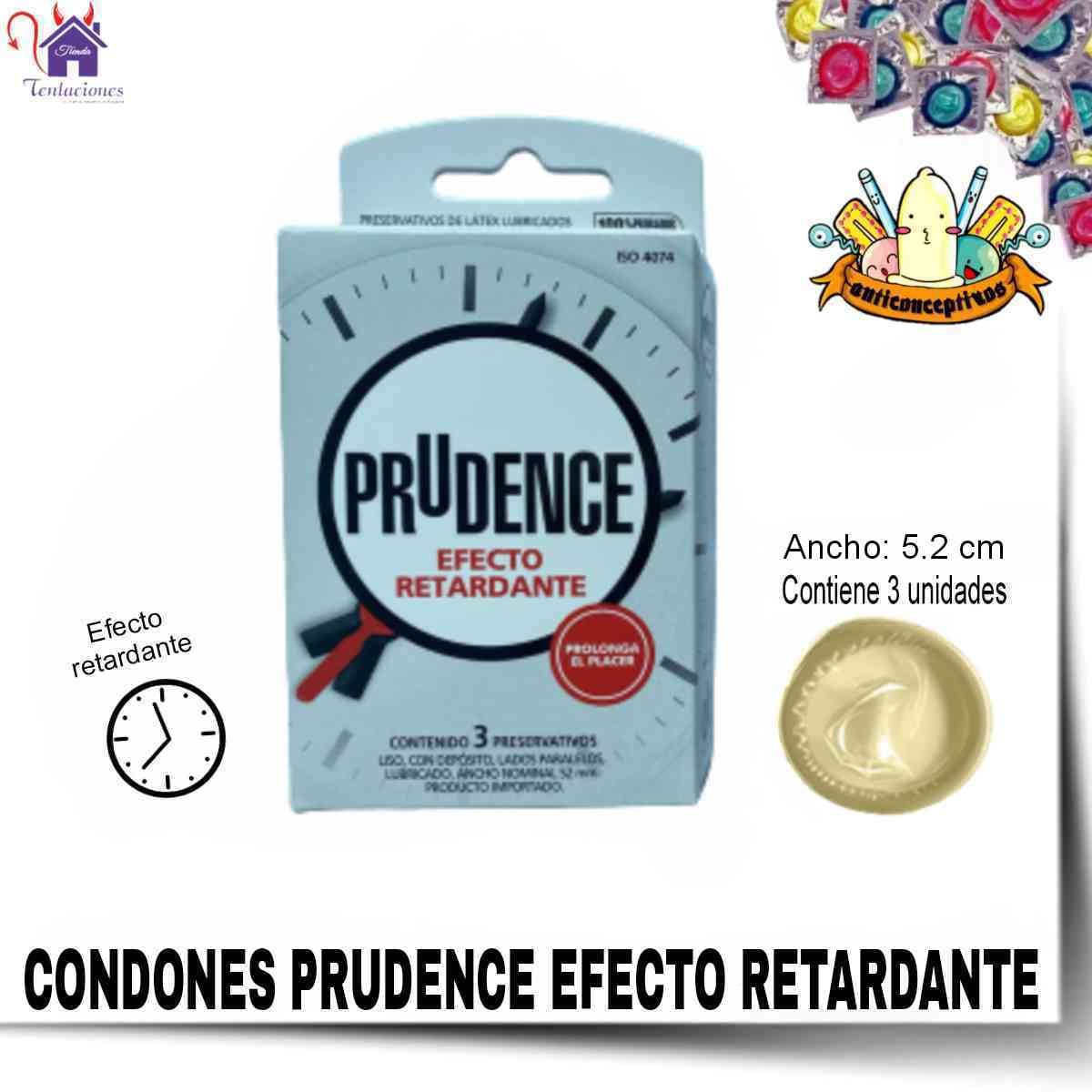 Condones Prudence Efecto Retardante-Tienda Tentaciones-Sex Shop Ecuador