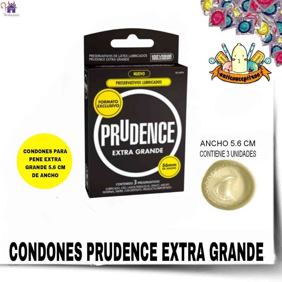 Condones Prudence Extra Grande-Tienda Tentaciones-Sex Shop Ecuador