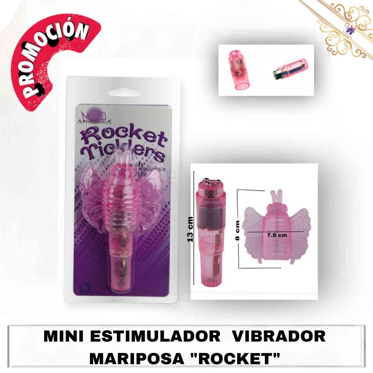 Mini Vibrador Mariposa Rocket-Tienda Tentaciones-Sex Shop Ecuador