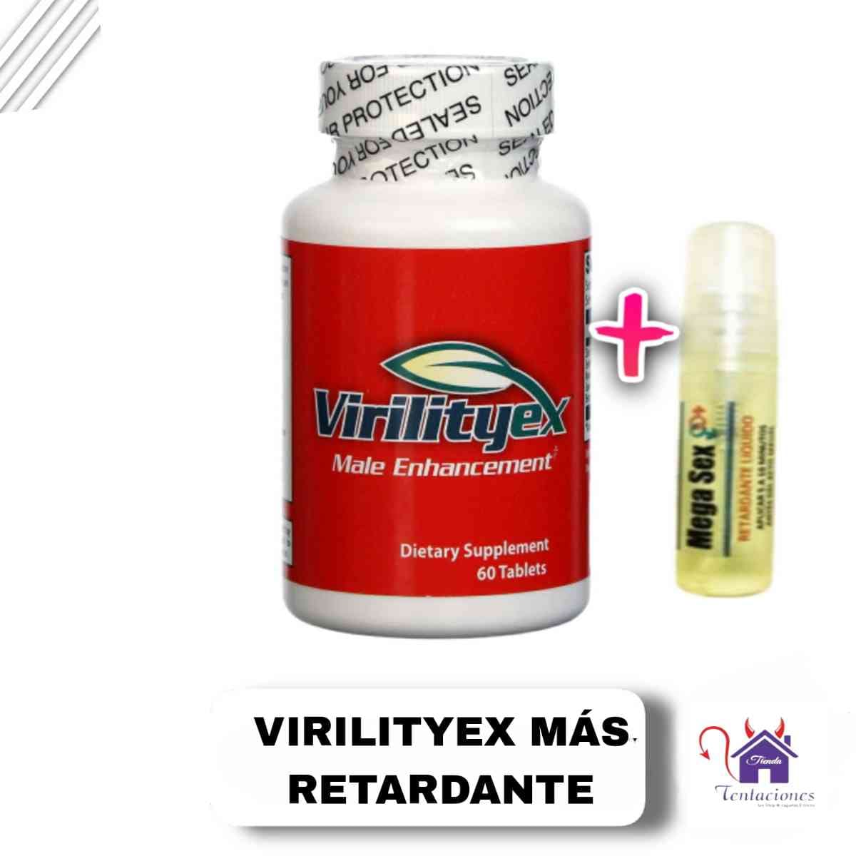 Combo Virilityex+Retardante-Tienda Tentaciones-Sex Shop Ecuador