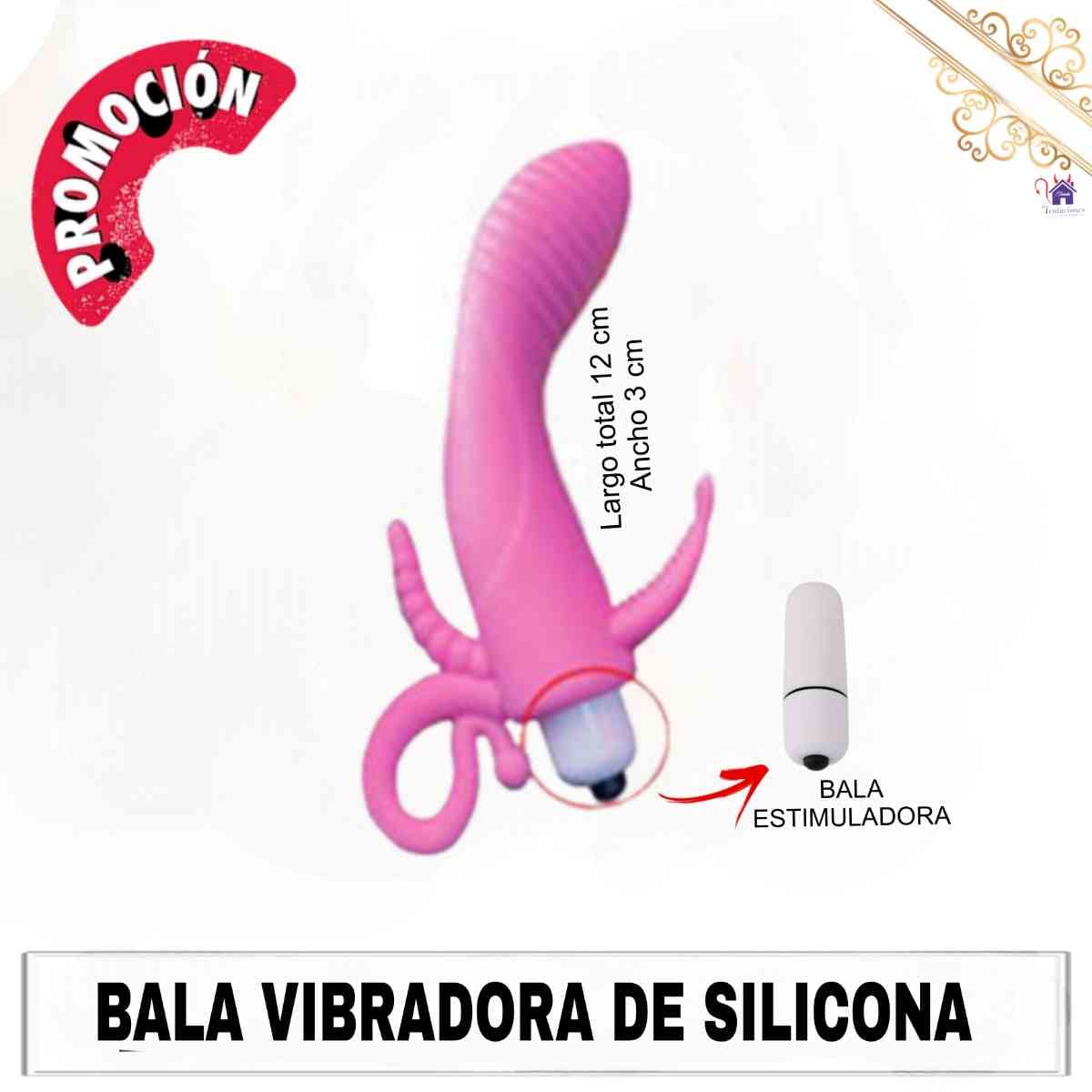 Bala vibradora silicona-Tienda Tentaciones-Sex Shop Ecuador