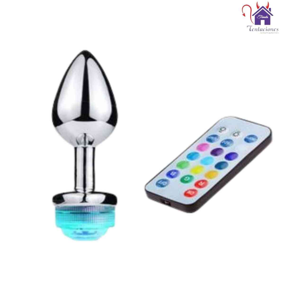 Plug Anal Luminoso Yoko-Tienda Tentaciones-Sex Shop Ecuador