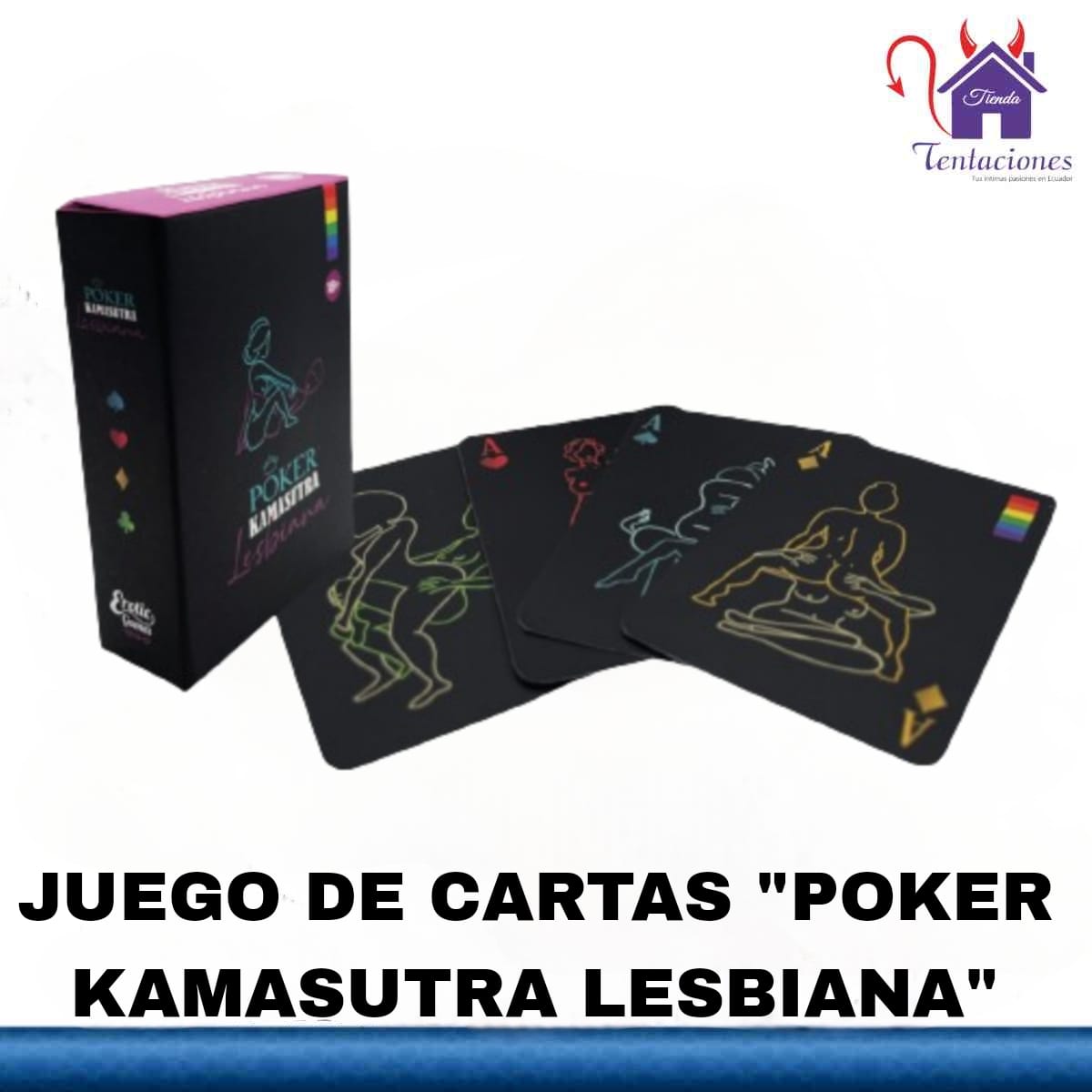 Juego de cartas kamasutra Lesbiana-Tienda Tentaciones-Sex Shop Ecuador