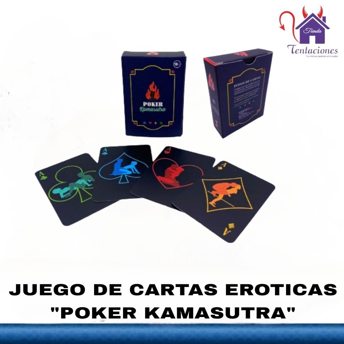 Juego de cartas Poker kamasutra -Tienda Tentaciones-Sex Shop Ecuador