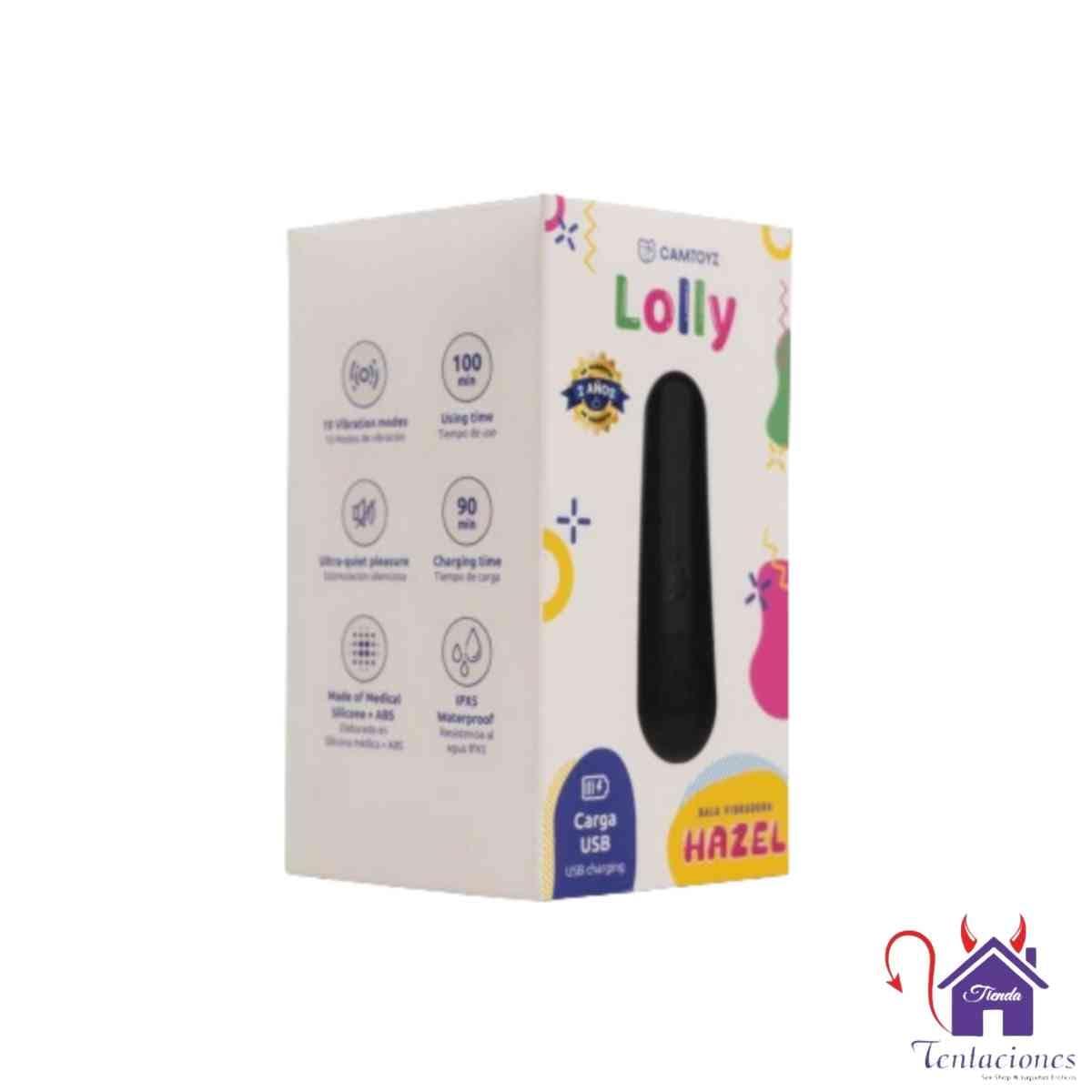 Bala Vibradora Recargable Hazel Lolly-Tienda Tentaciones-Sex Shop Ecuador