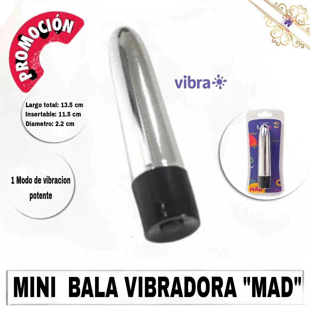 Mini Bala Vibradora Mad- Tienda Tentaciones-Sex Shop Ecuador