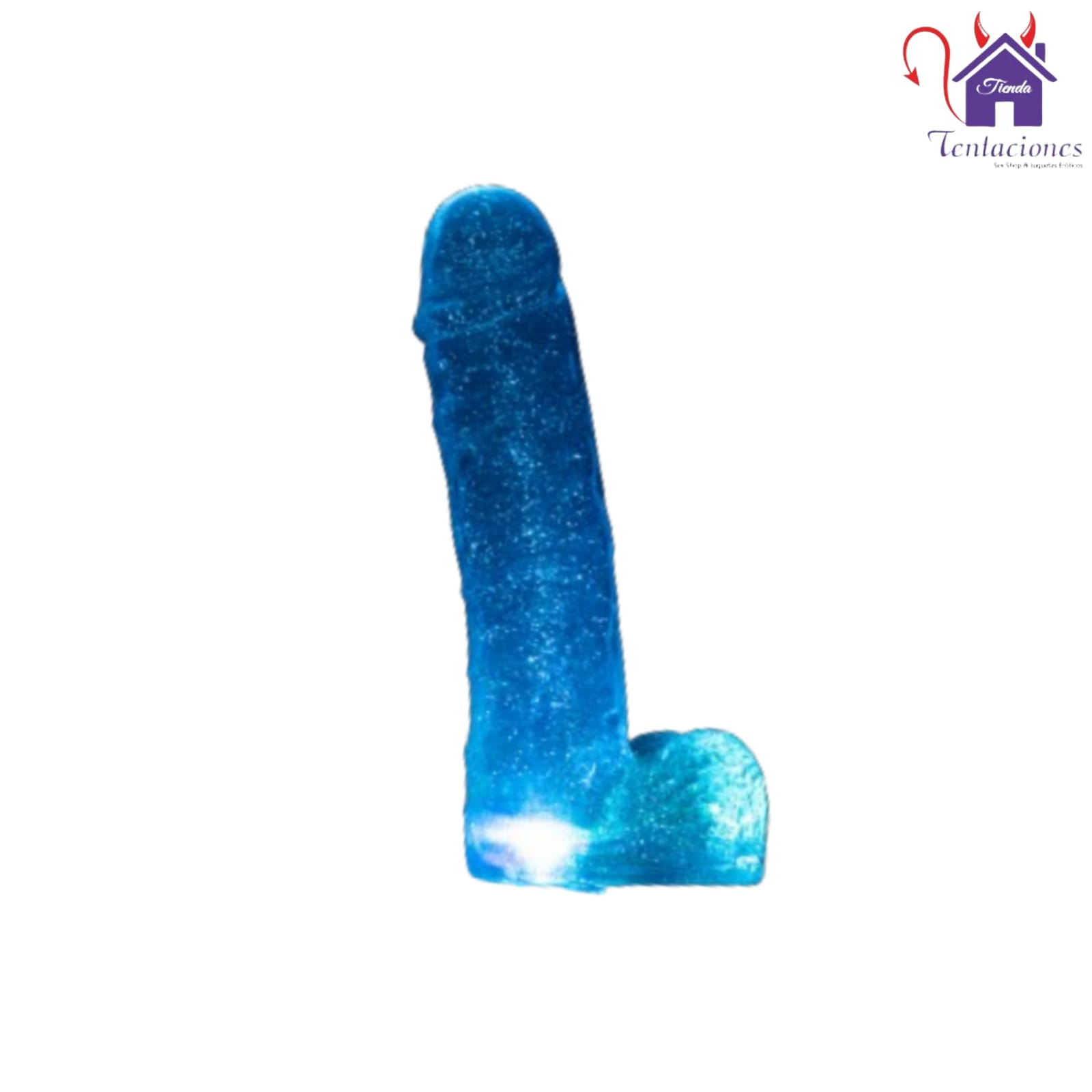 Dildo Transparente Nebula-Tienda Tentaciones-Sex Shop Ecuador