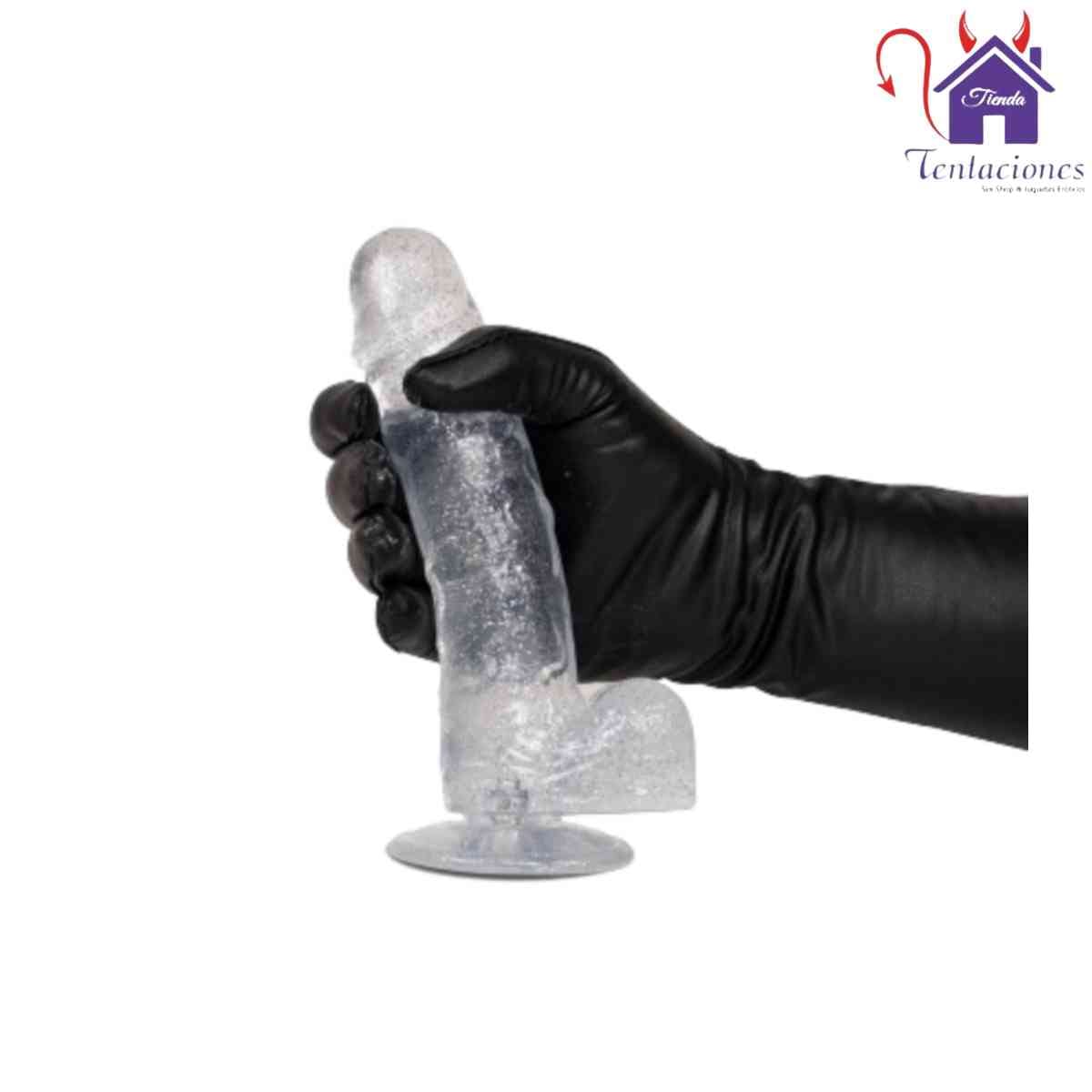 Dildo Transparente Nebula-Tienda Tentaciones-Sex Shop Ecuador
