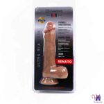Esta imagen describe la Presentación y Características del Dildo Ultra Realista Renato