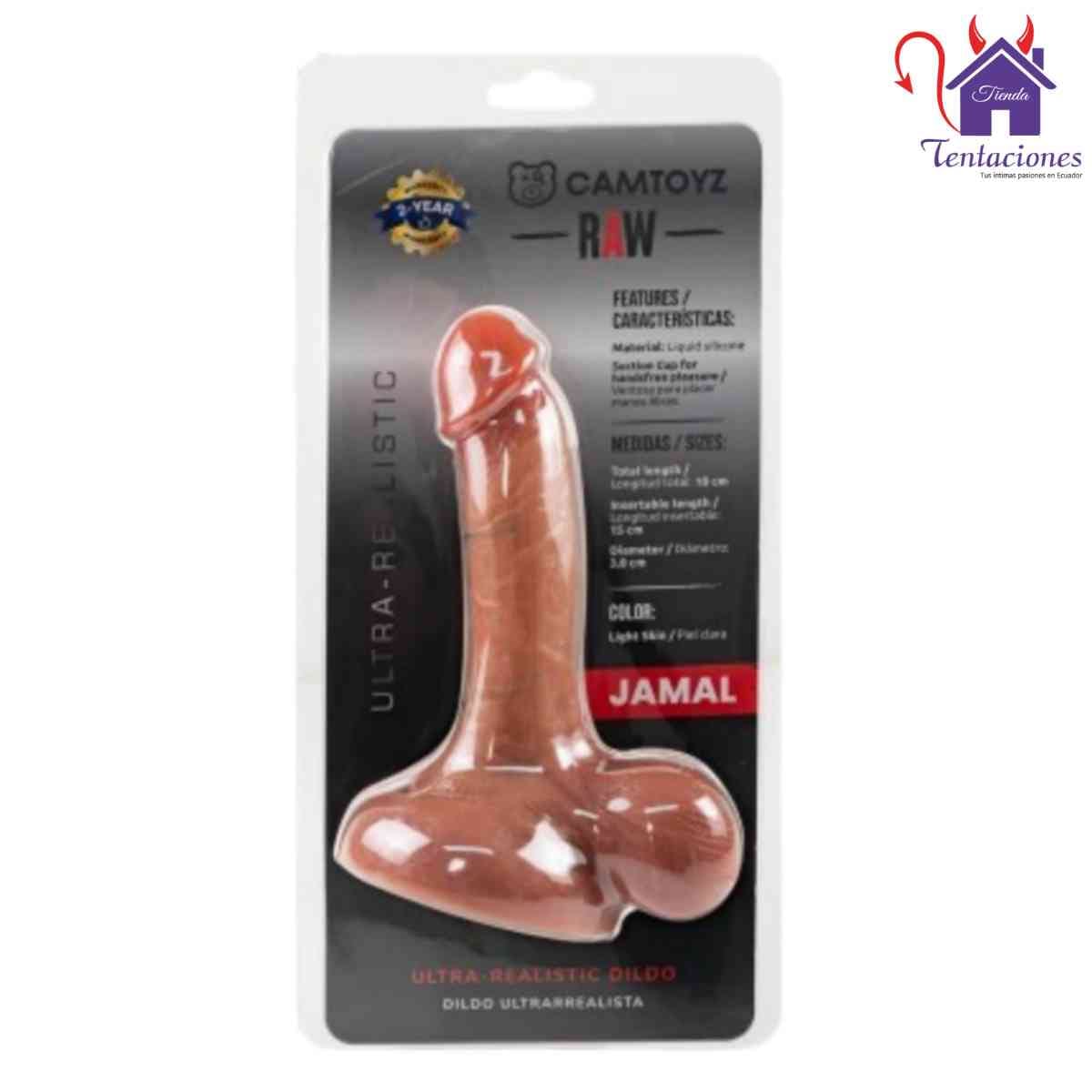 Dildo Ultra Realista Jamal-Tienda Tentaciones-Sex Shop Ecuador