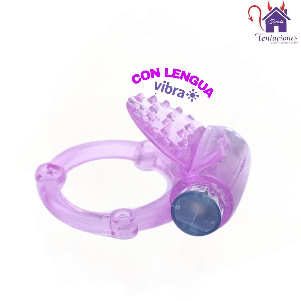 Anillo Vibrador Tongue-Lengua
