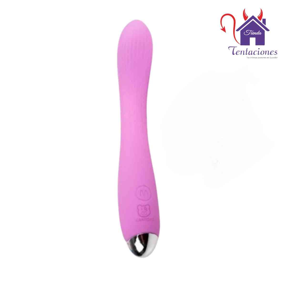 La imagen describe la Presentación y Características del Vibrador Lara Majestic