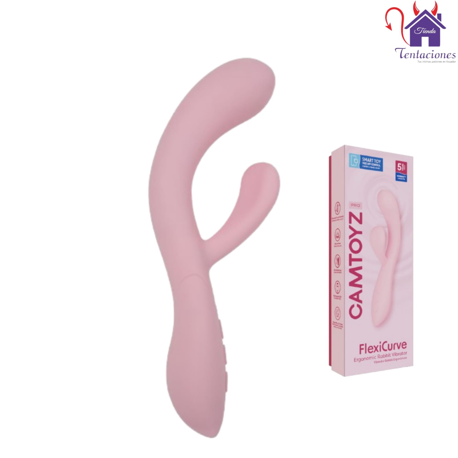 Flexi Vibrador Rabbit con App - Imagen 3