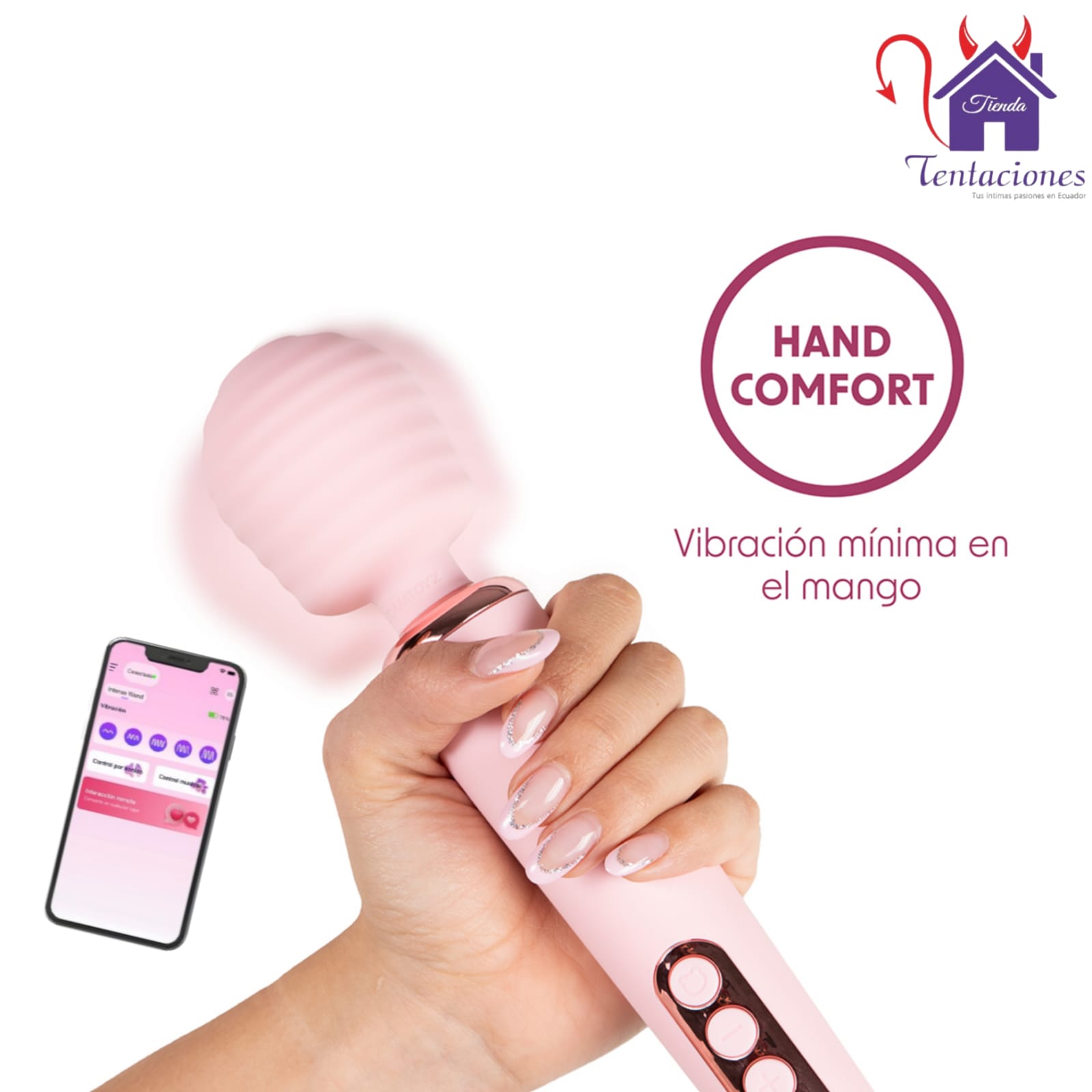 Intente Vibrador Wand con App - Imagen 3