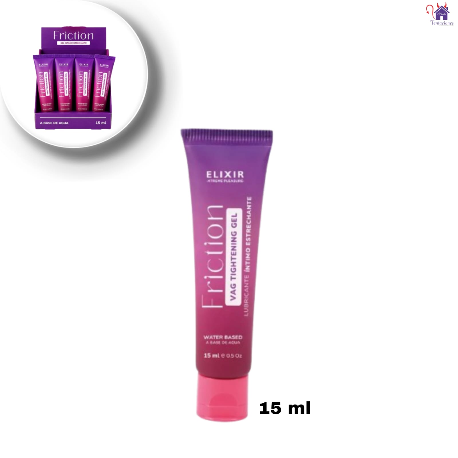 Esta imagen describe las Características y Forma de Uso del Lubricante Esta imagen describe las Características y Forma de Uso del Lubricante Estrechante Friction ElixirEstrechante Friction Elixir