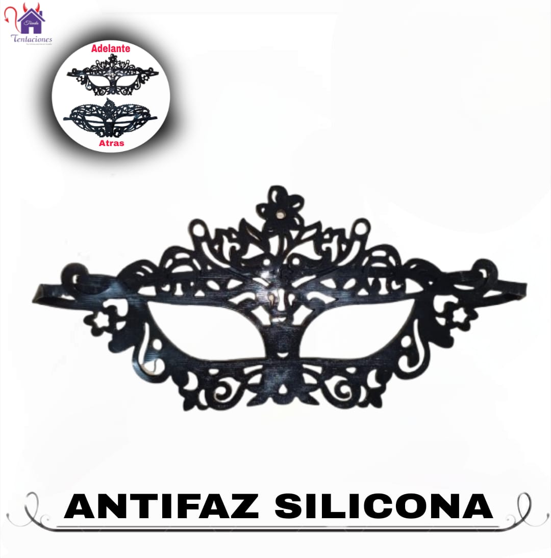 Esta imagen describe la Presentación y Contenido del Antifaz Silicona