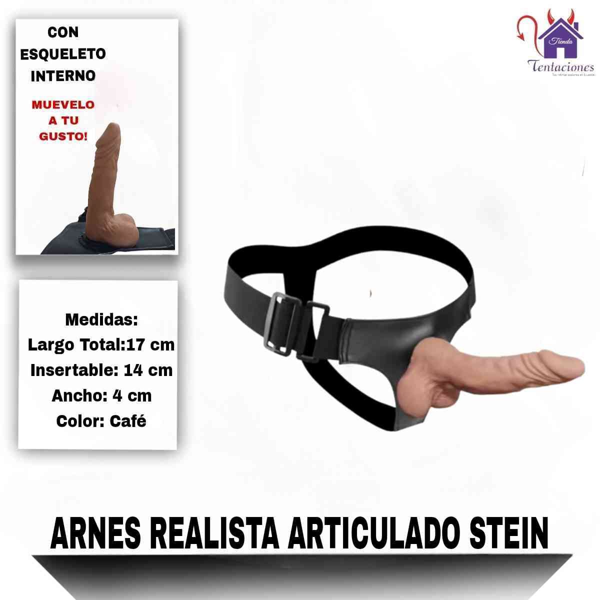 Esta imagen describe las Características y Forma de Uso del Arnés Articulado Stein